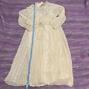 NWT Anthropologie Victorian midi dress!